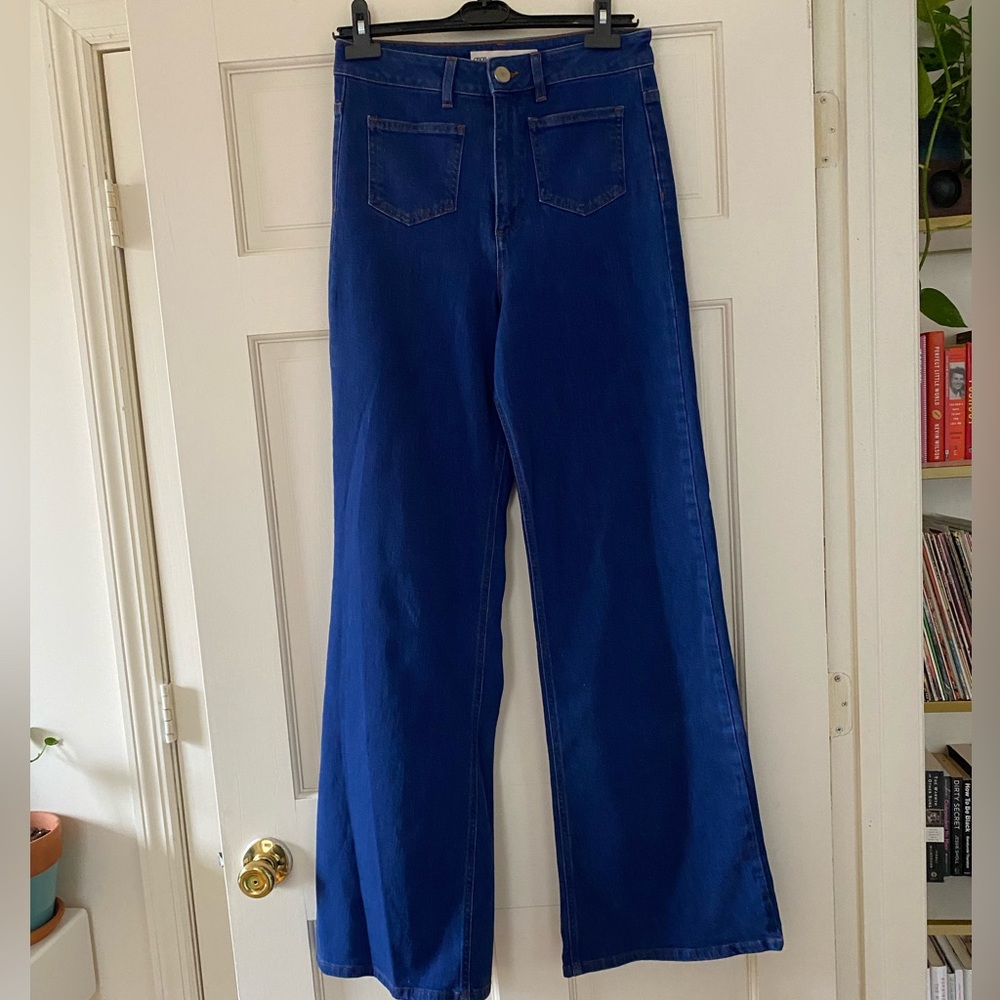 ASOS Denim Wide Leg High-Waisted Jeans